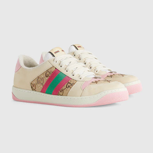 Gucci Screener With Crystals Sneaker