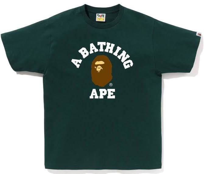 Bape Green College T-Shirt